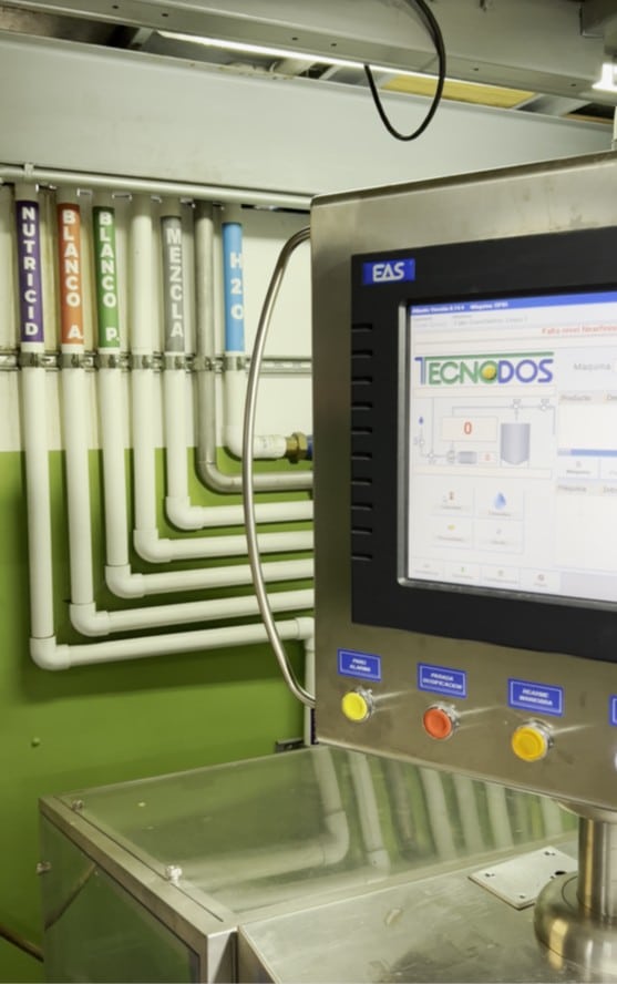 Tecnología con dosificación precisa de productos químicos